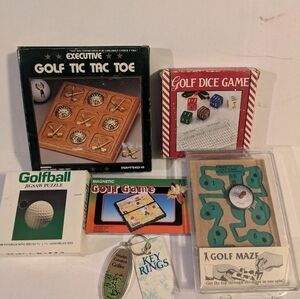 Lot of novelty Golf Games and keyring